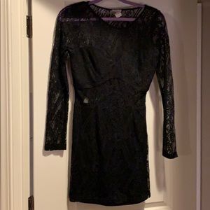 TOBI Lacey sheer dress